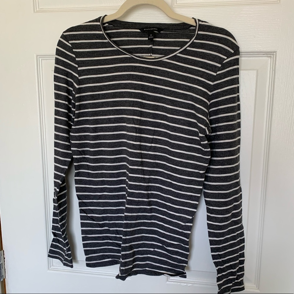 Long sleeve striped shirt